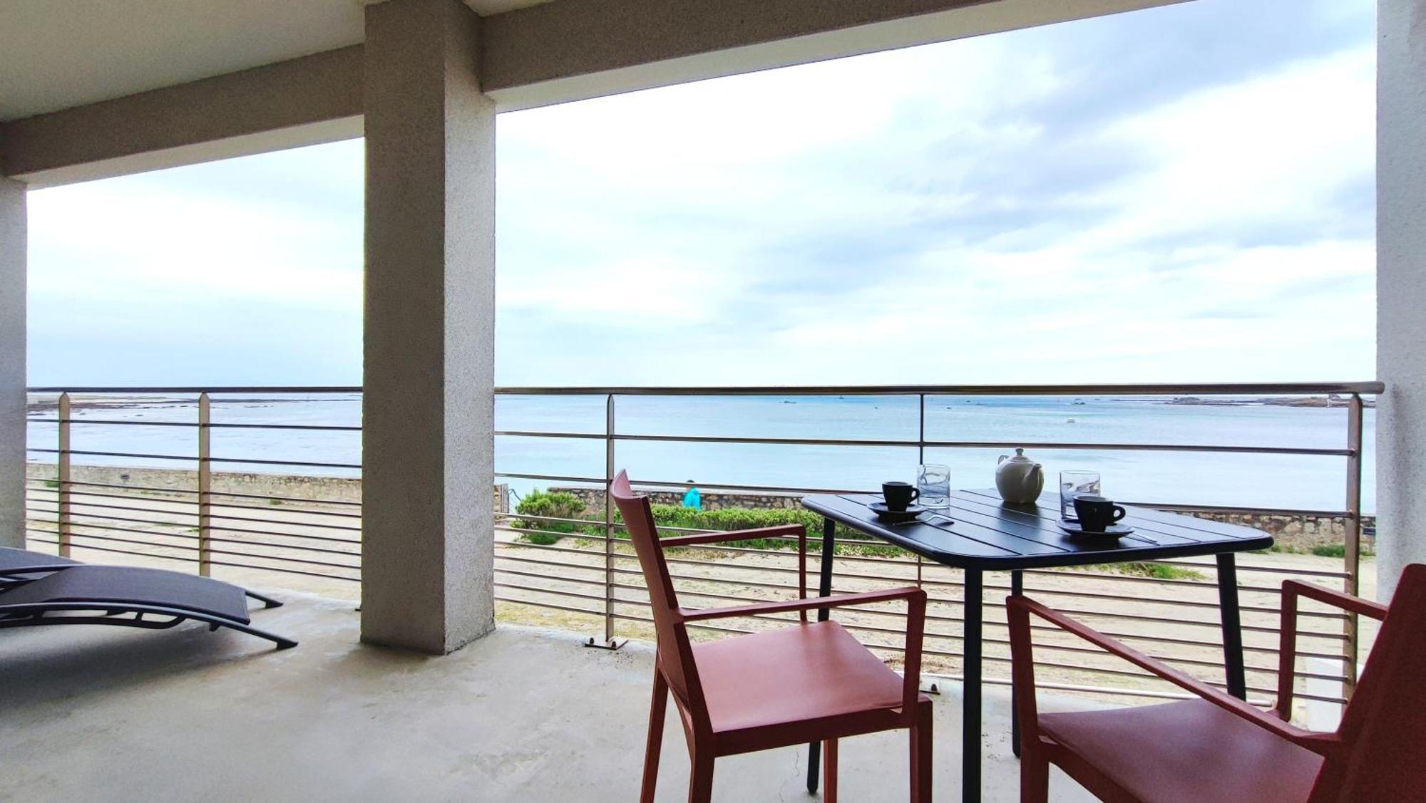 Апартаменты Reve Bleu - Vue Mer Exceptionnelle - Wifi - Draps Et Serviettes Inclus - Balcon Avec Mobilier De Jardin Пенмарк Экстерьер фото